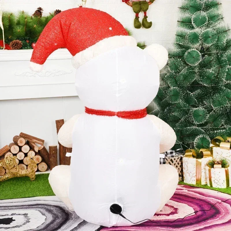 PlushLEDLightsChristmasHatPolarBearKidsToys-Veeddydropshipping-5
