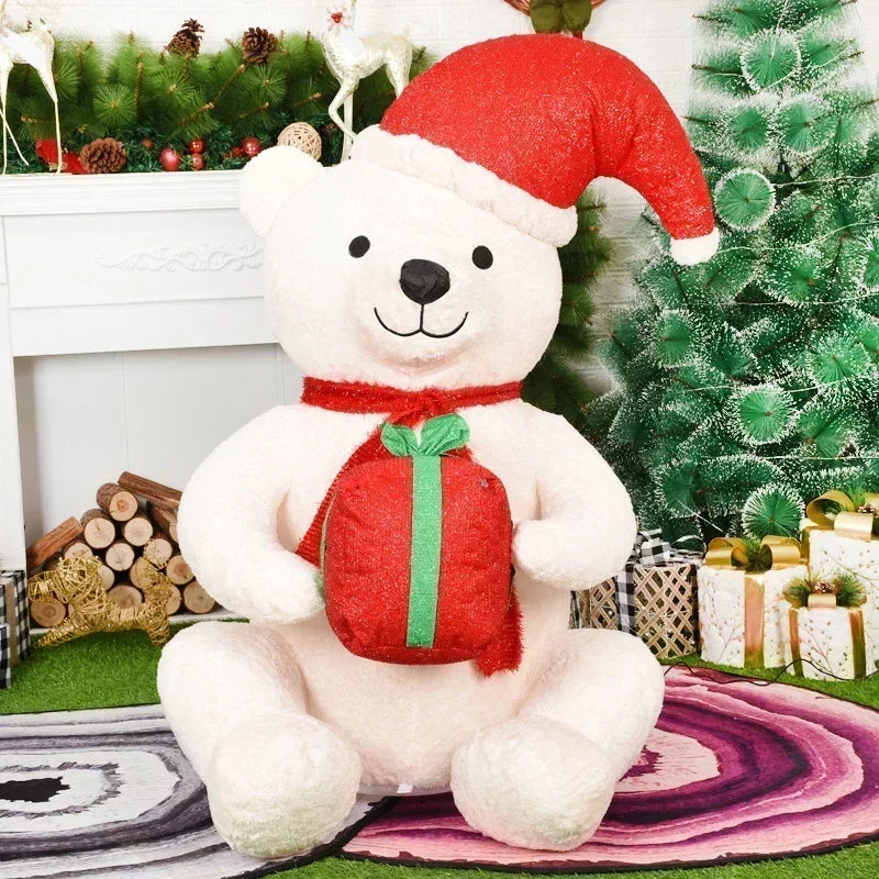PlushLEDLightsChristmasHatPolarBearKidsToys-Veeddydropshipping-6