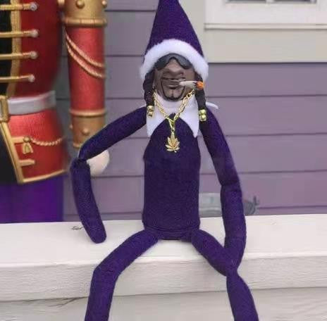         PorchChristmasElfDollNegroFeltResinDecorativeOrnament-Veeddydropshipping-4