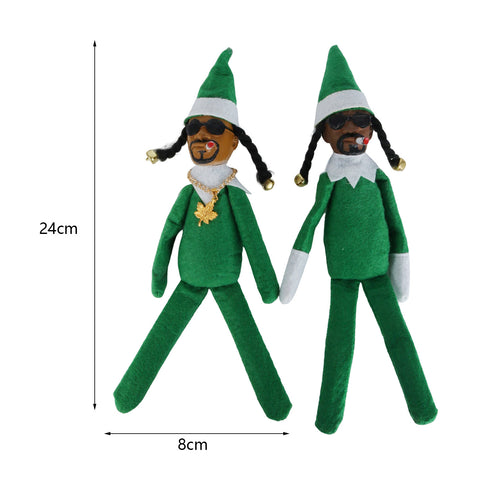     PorchChristmasElfDollNegroFeltResinDecorativeOrnament-Veeddydropshipping-9