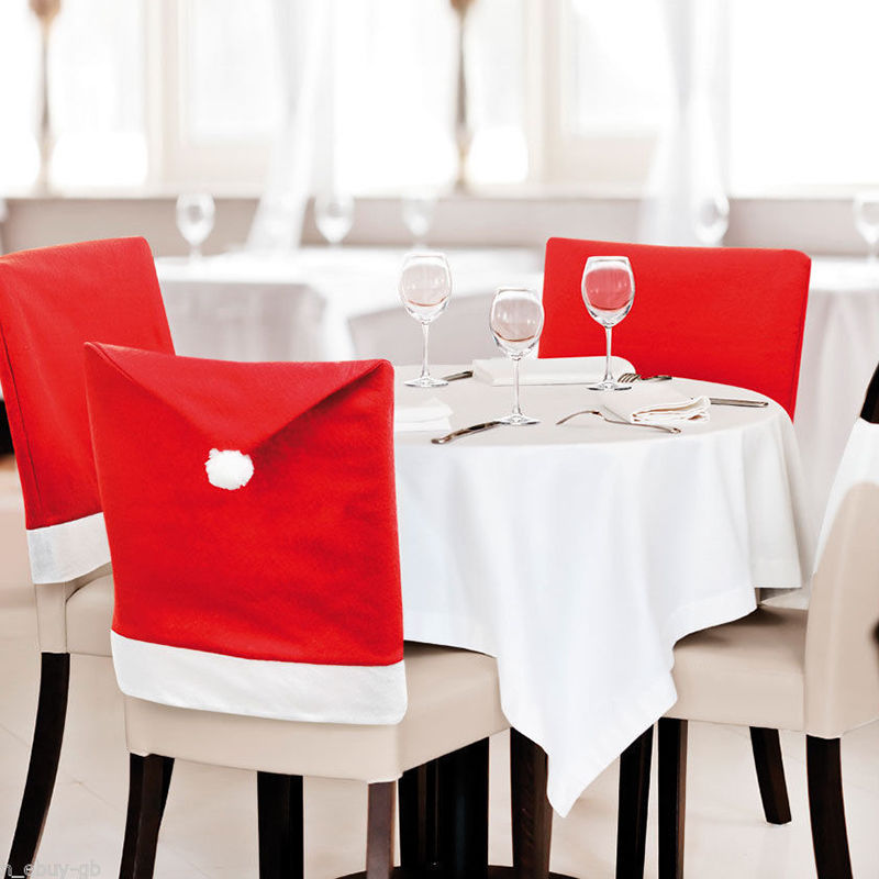    RedChristmasChairCoversChristmasTableDecorationSantaHat-Veeddydropshipping-3