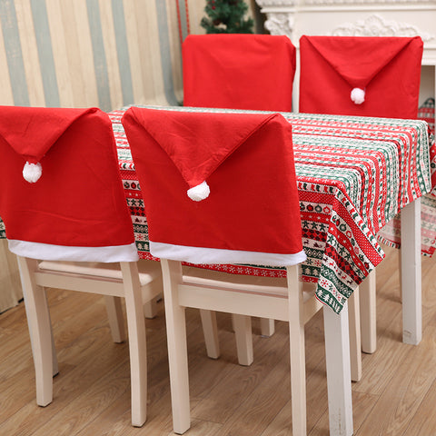    RedChristmasChairCoversChristmasTableDecorationSantaHat-Veeddydropshipping-4