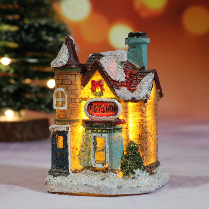       ResinSmallHouseMicroLandscapeSmallOrnamentsChristmasGift-Veeddydropshipping-14