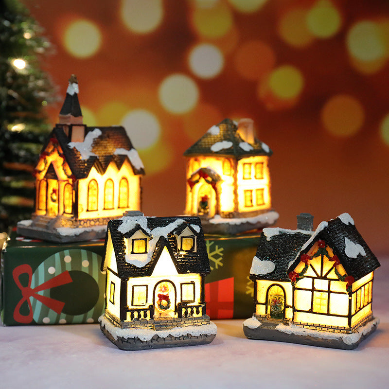    ResinSmallHouseMicroLandscapeSmallOrnamentsChristmasGift-Veeddydropshipping-2