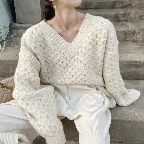 RetroSlouchyLooseLongSleeveKnittedPulloverSweater-Veeddydropshipping-1