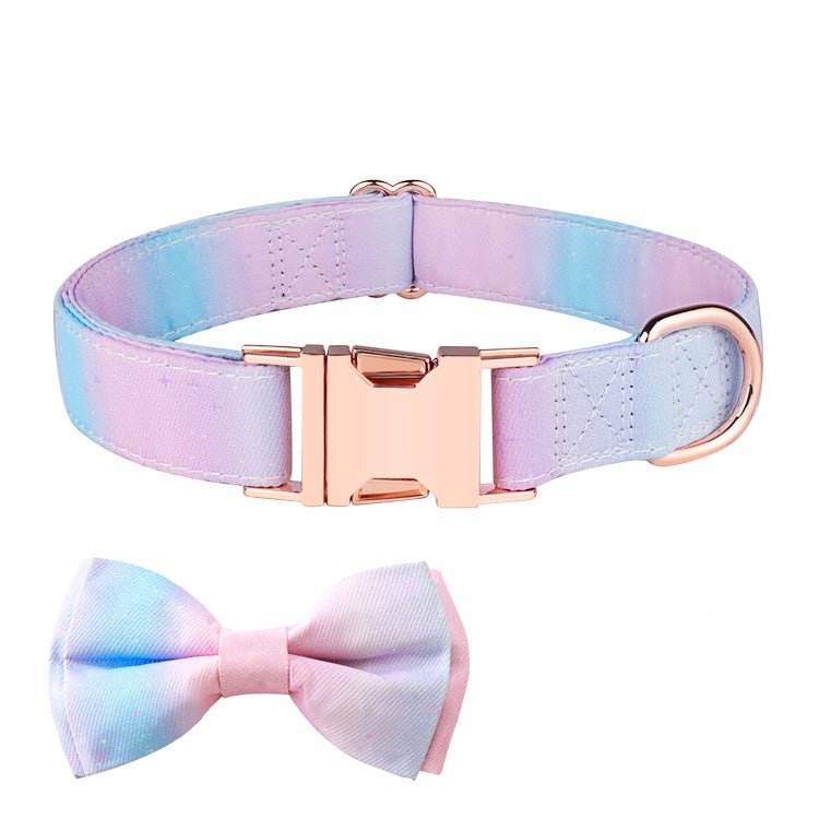       RoseGoldInsertBuckleEngravablePetBowCollar-Veeddydropshipping-11