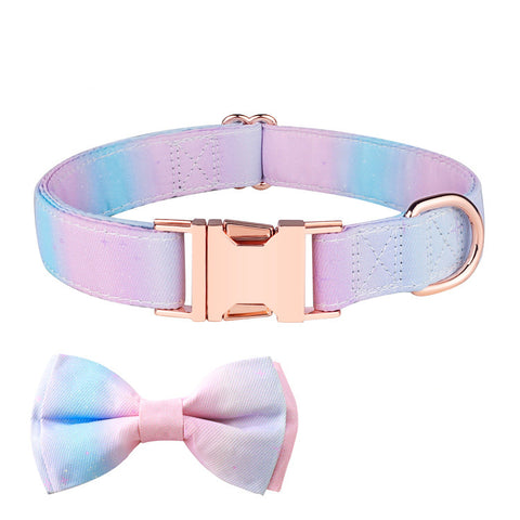       RoseGoldInsertBuckleEngravablePetBowCollar-Veeddydropshipping-11