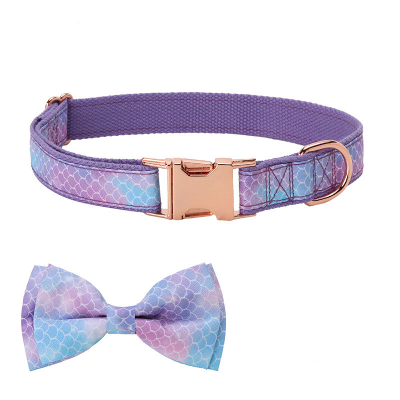    RoseGoldInsertBuckleEngravablePetBowCollar-Veeddydropshipping-9