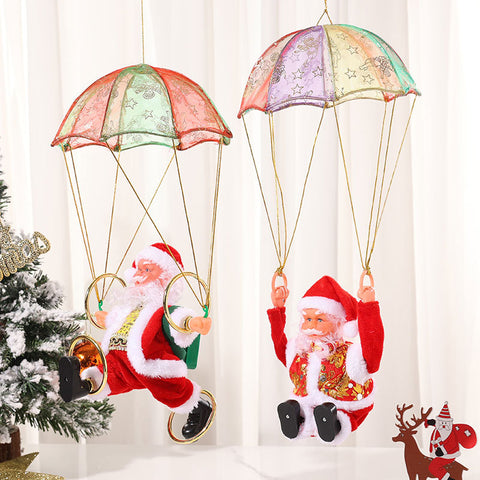    SantaClausToyParachuteSomersaultElectricMusicalToys-Veeddydropshipping-1