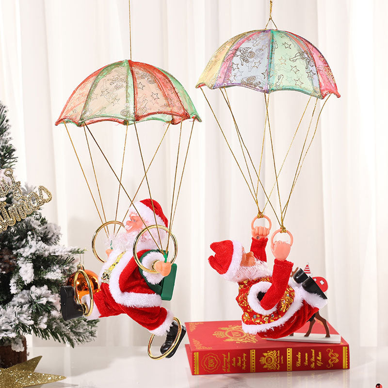    SantaClausToyParachuteSomersaultElectricMusicalToys-Veeddydropshipping-3