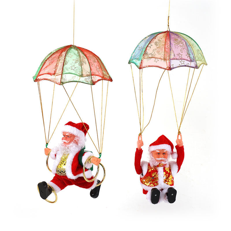    SantaClausToyParachuteSomersaultElectricMusicalToys-Veeddydropshipping-4