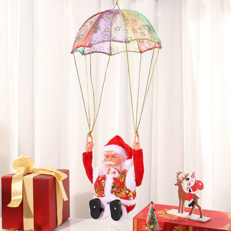 SantaClausToyParachuteSomersaultElectricMusicalToys-Veeddydropshipping-6