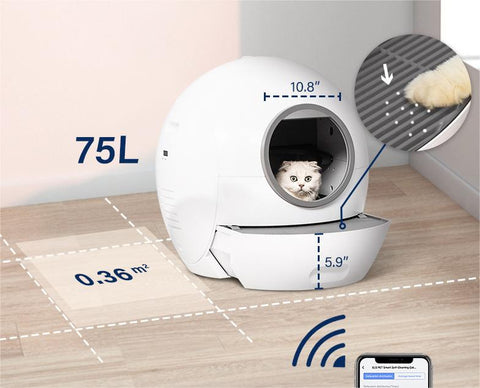 SelfCleaningCatLitterBoxCatFullyAutomaticEnclosed-Veeddydropshipping_4