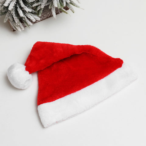       ShortPlushChristmasHatAdultHatNewSuperSoftChristmasHat-Veeddydropshipping-4