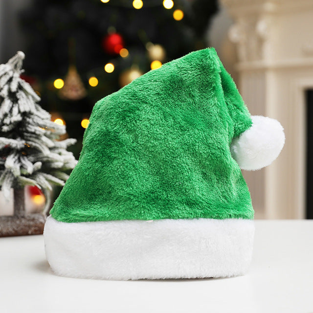    ShortPlushChristmasHatAdultHatNewSuperSoftChristmasHat-Veeddydropshipping-5