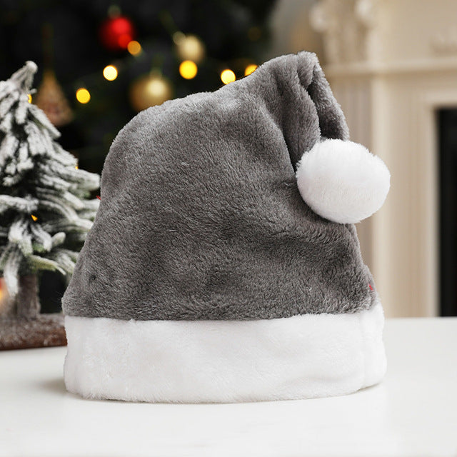    ShortPlushChristmasHatAdultHatNewSuperSoftChristmasHat-Veeddydropshipping-9