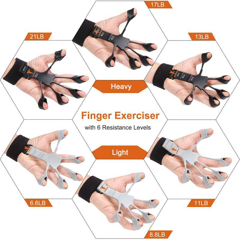    SiliconeGripDeviceFingerExerciseStretcherFingerGripperStrengthTrainer-Veeddydropshipping-7