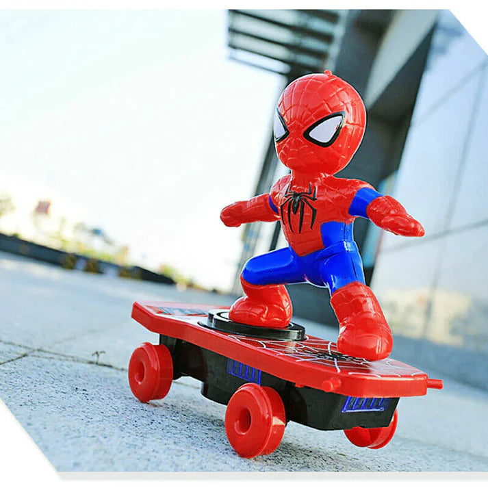 Spider-ManStunt360SpinTumbleElectricRCScooter-Veeddydropshipping-2