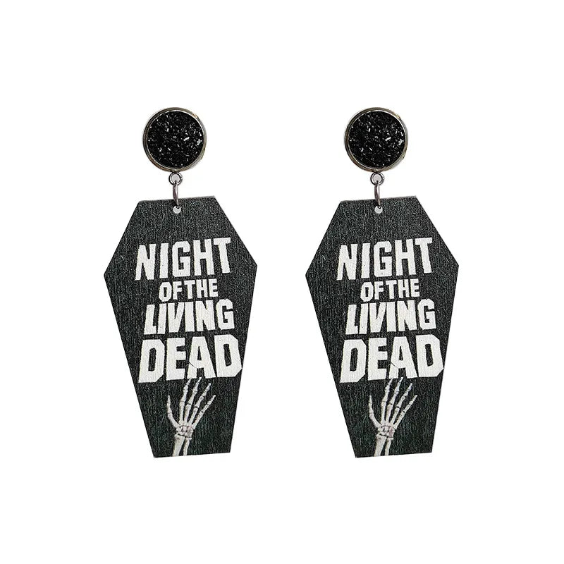 SpookyVibratingShakingEarringsHalloweenGlitterEarrings-Veeddydropshipping-3