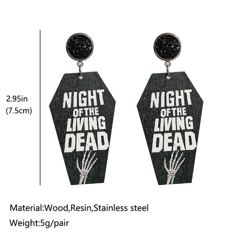 SpookyVibratingShakingEarringsHalloweenGlitterEarrings-Veeddydropshipping-5