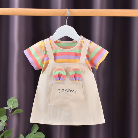 Summer Baby Girls Cute Cartoon Princess Dress-Veeddydropshipping