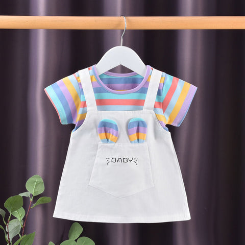 Summer Baby Girls Cute Cartoon Princess Dress-Veeddydropshipping