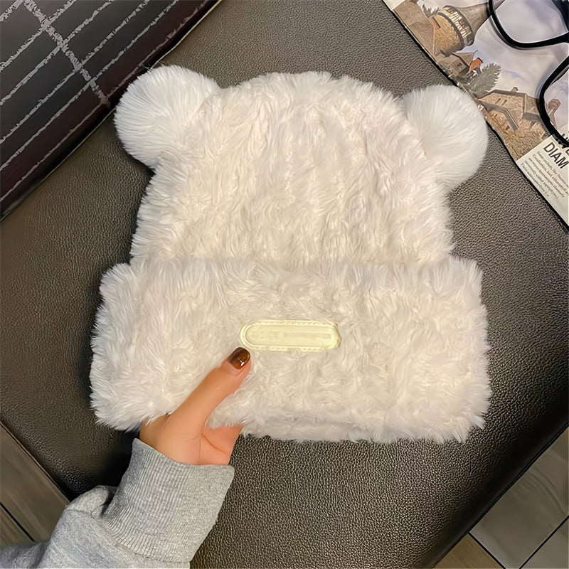 SweetCuteBearEarsHatWomenWinterWarmth-Veeddydropshipping_10