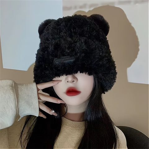 SweetCuteBearEarsHatWomenWinterWarmth-Veeddydropshipping_7
