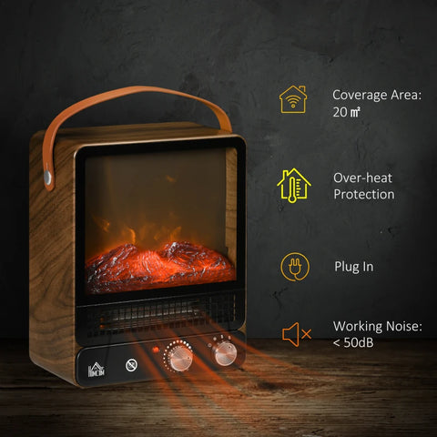 TabletopElectricFireplaceFreestandingFireplaceHeatingWarmer-Veeddydropshipping-2