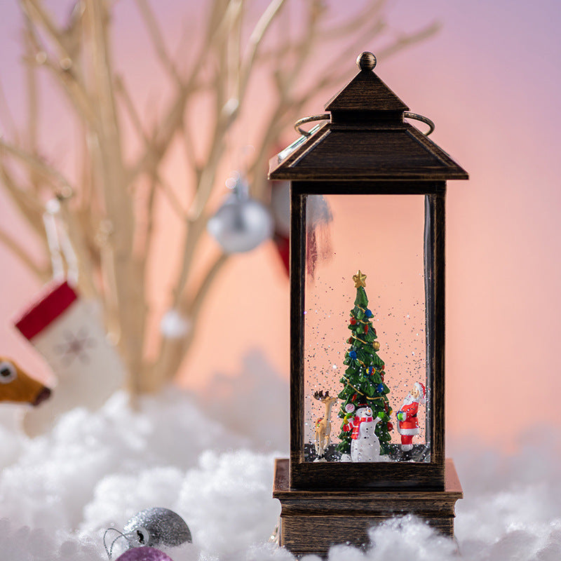    VintageFatherChristmasWindLightCrystalBallCarousel-Veeddydropshipping-10
