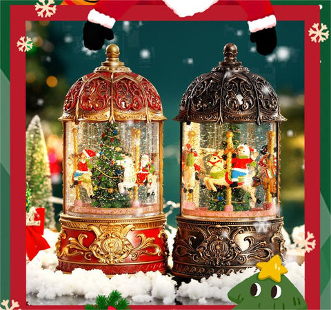       VintageFatherChristmasWindLightCrystalBallCarousel-Veeddydropshipping-2