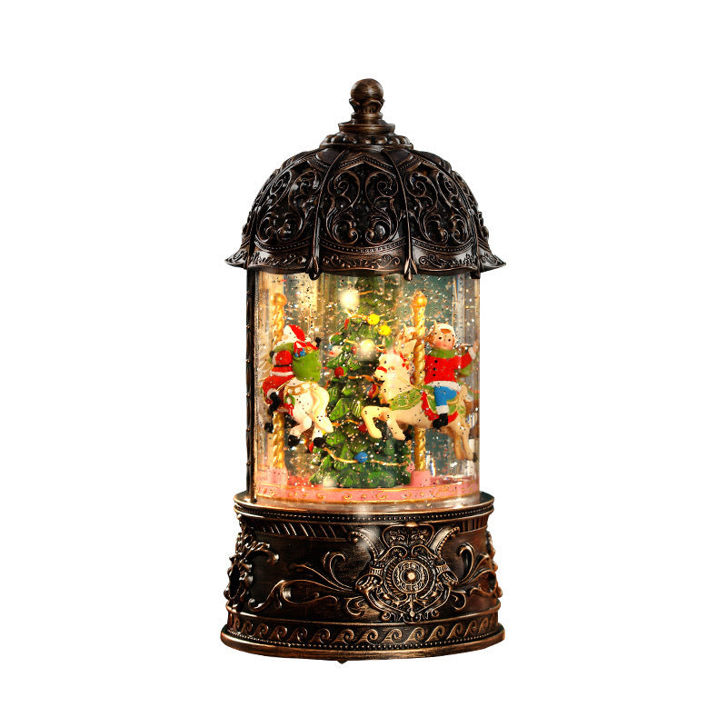    VintageFatherChristmasWindLightCrystalBallCarousel-Veeddydropshipping-4