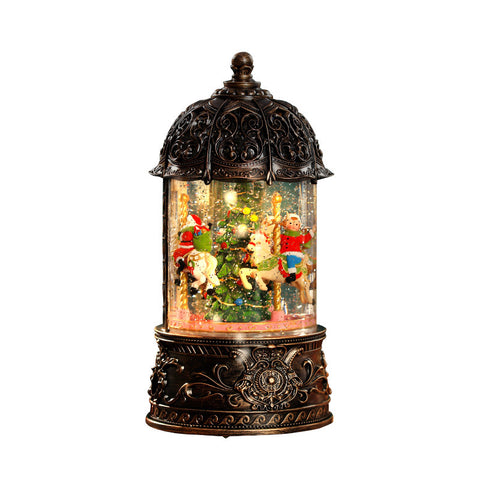    VintageFatherChristmasWindLightCrystalBallCarousel-Veeddydropshipping-4