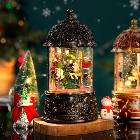    VintageFatherChristmasWindLightCrystalBallCarousel-Veeddydropshipping-5