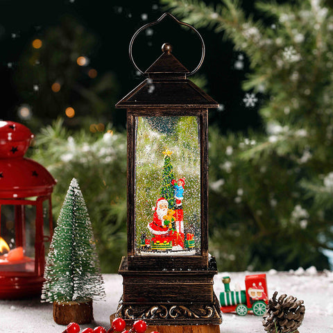    VintageFatherChristmasWindLightCrystalBallCarousel-Veeddydropshipping-9