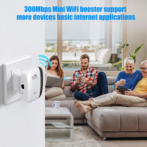 300M WiFi Repeater - Enhance Your Wireless Network Signal Strength-Veeddydropshipping