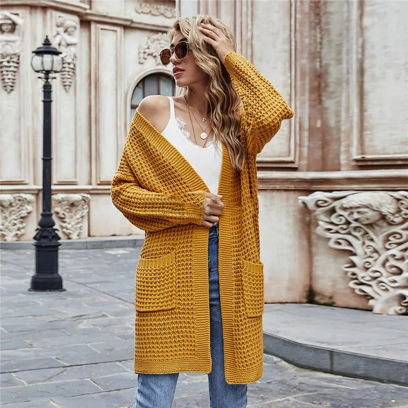 Women_sKnittedCardiganDoublePocketDropShoulderLongSweater-Veeddydropshipping-7