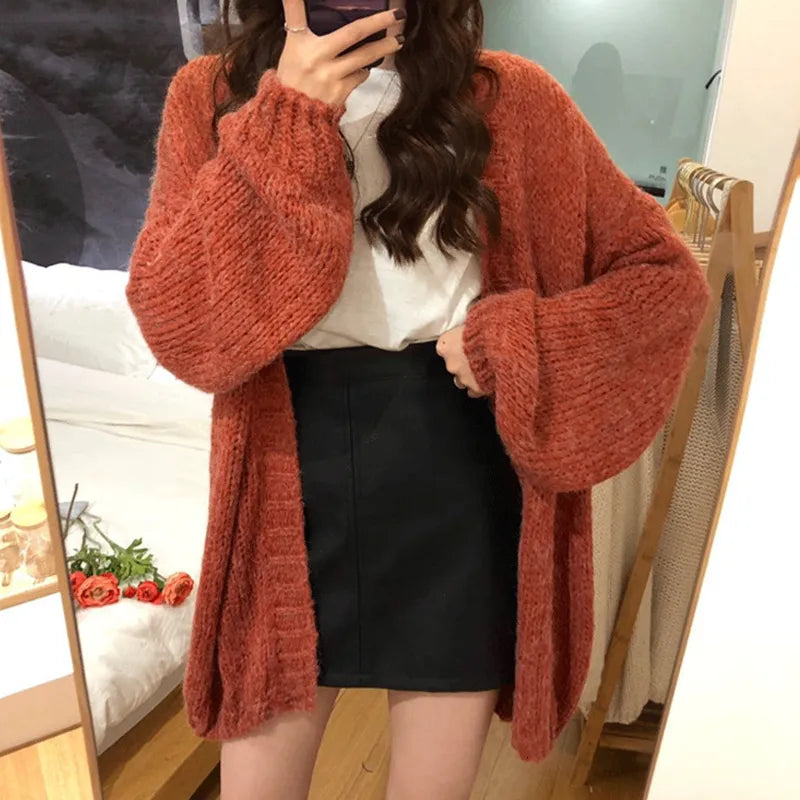 Women_sLooseDownLongSleeveLightweightKnittedFashionCardigan-Veeddydropshipping-1