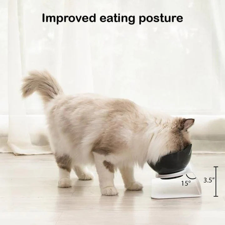 Anti-Vomiting Orthopedic Cat Bowl-Veeddydropshipping