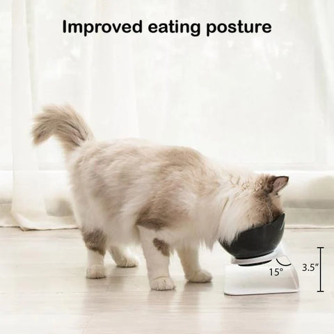 Anti-Vomiting Orthopedic Cat Bowl-Veeddydropshipping