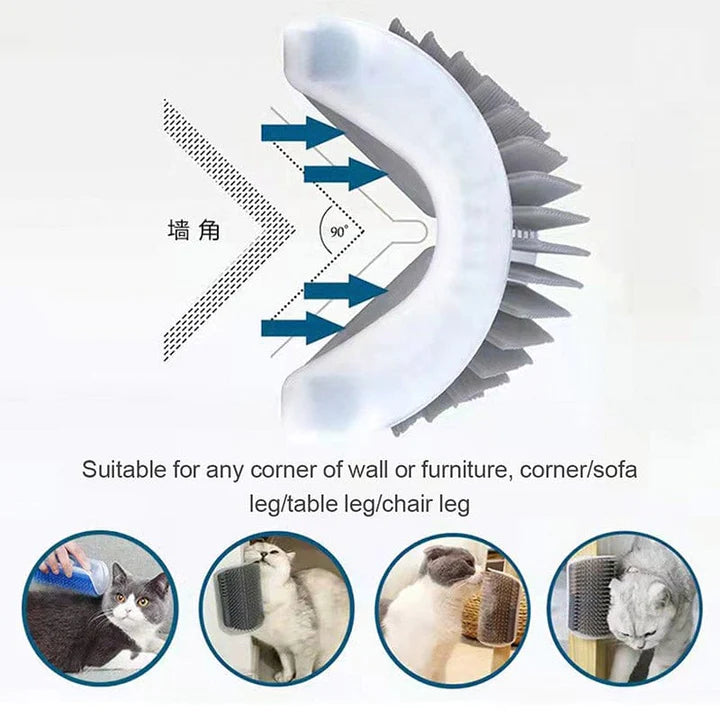 Cat Self Groomer Brush-Veeddydropshipping
