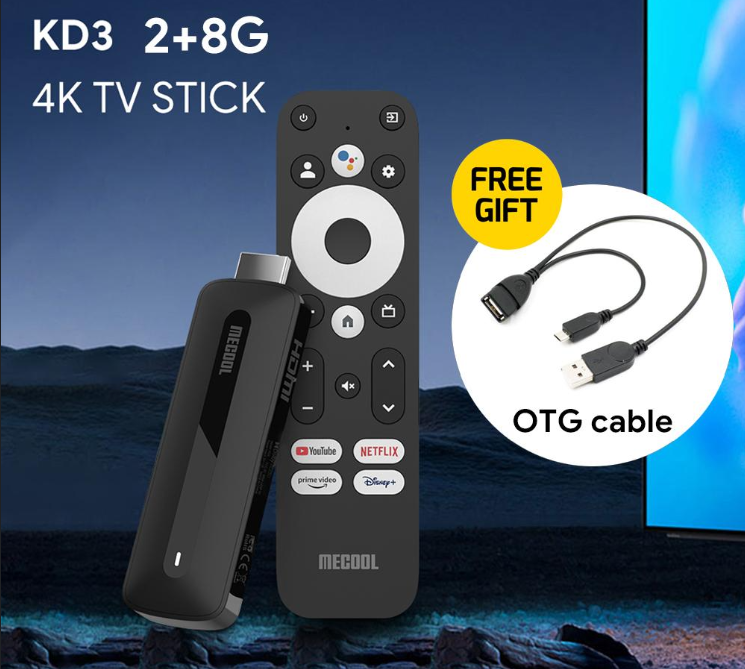 Android 11 TV Stick with Dolby Audio 2+8G Google Certified Google TV Stream -CE01012-Veeddydropshipping