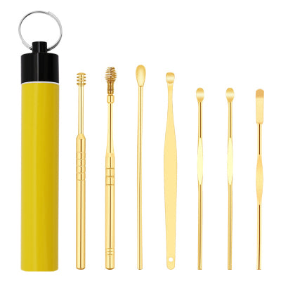 Adult Stainless Steel Spiral Ear Pick Tool Set-3