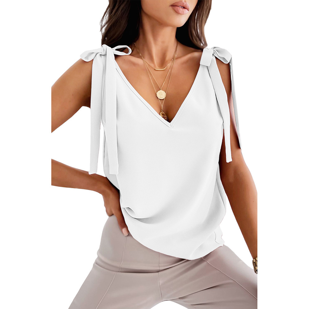       BowknotTieUpCamisoleShirtsWomenSummerFashionTops-4_2