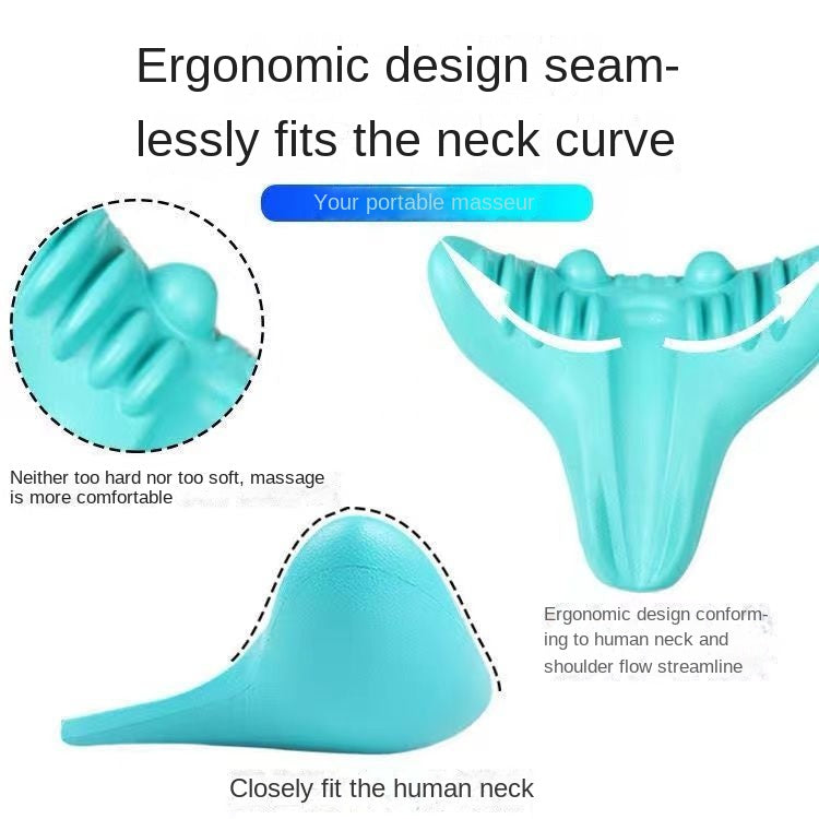 Cervical Spine Massage Pillow Gravity Acupressure Neck Massager Cervical Spine Pillow Neck Shoulder Massage Pillow Home Traction Corrector-6