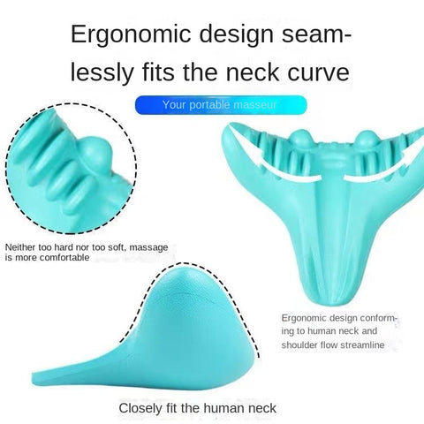 Cervical Spine Massage Pillow Gravity Acupressure Neck Massager Cervical Spine Pillow Neck Shoulder Massage Pillow Home Traction Corrector-6