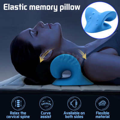 Cervical Spine Stretch Gravity Muscle Relaxation Traction Neck Stretcher Shoulder Massage Pillow Relieve Pain Spine Correction-2