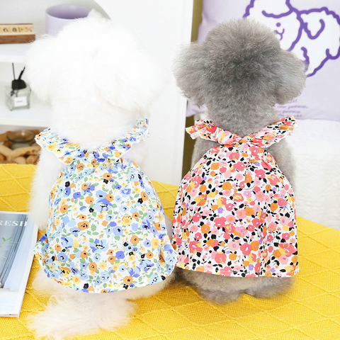     CrossFlowerSkirtPetSmallAndMedium-sizedDogCasualClothing-Veeddydropshipping-2