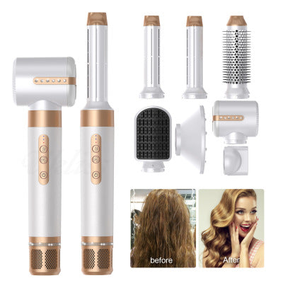 Curler Hair Blowing Comb Seven In One Hot Air1