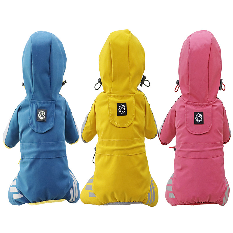    DogRaincoatFullPackageFourFeetWaterproofRainCapePetProducts-Veeddydropshipping-4
